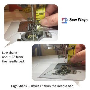 Low Shank Vs. High Shank Sewing Machine