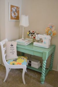 Sewing Table with Multiple Drawers