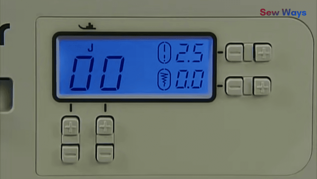 Brother HC1850 adjust options