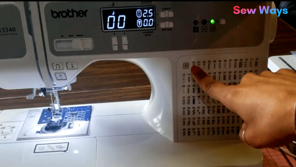 Brother XR3340 stiching patterns