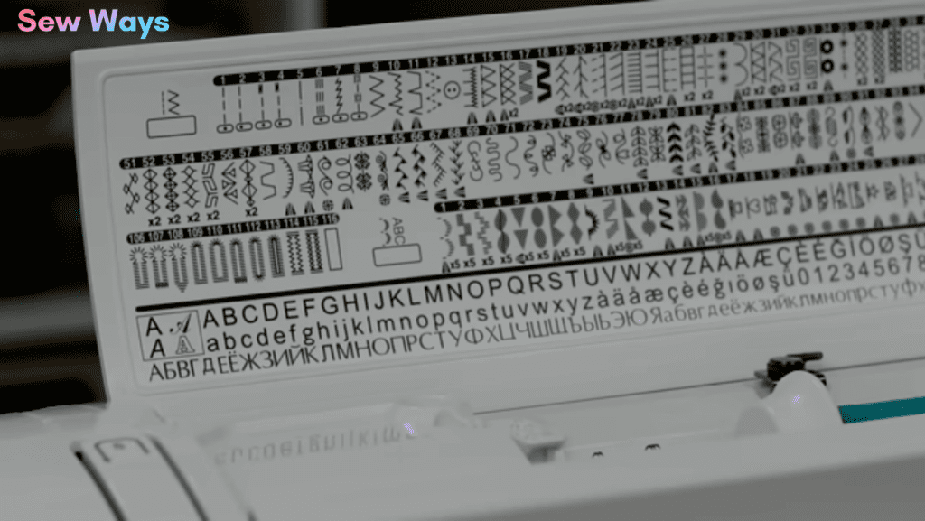 singer 9960 sewing machine stich patterns