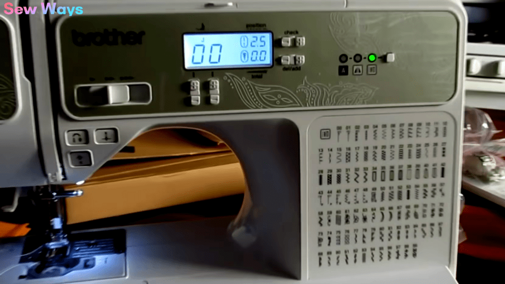 Brother SQ9185 stiching patterns