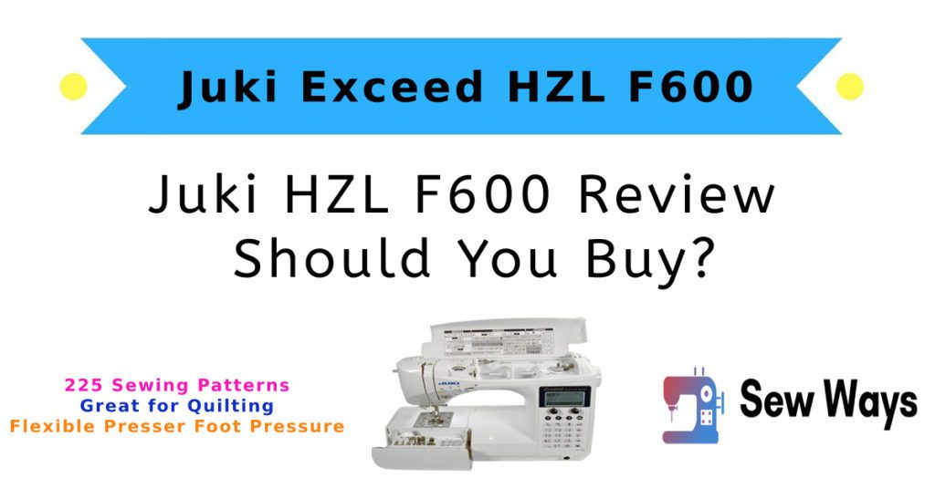 Juki Exceed HZL F600 Review