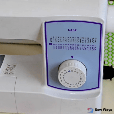 37 Stitch Styles in Gx37 Sewing Machine