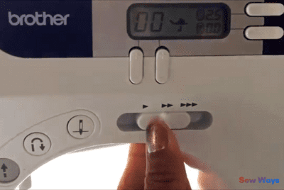 brother cs6000i stitching speed