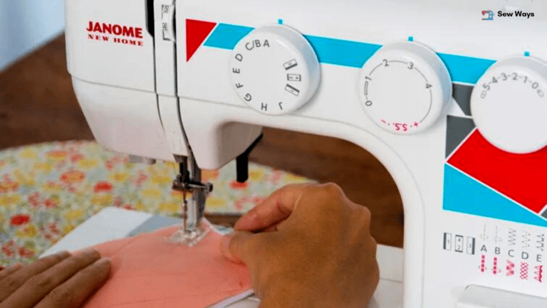 Janome MOD-19 Easy-to-Use Sewing Machine with 19 Stitches, Automatic Needle Threader and 5-Piece Feed Dogs